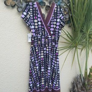 CAREER DRESS SANDRA DARREN SIZE 12 DAY EVENING